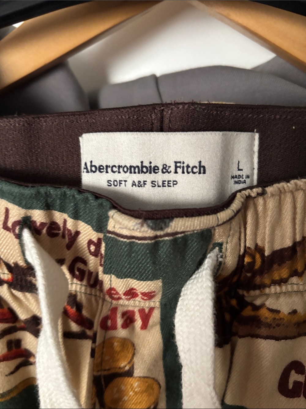 Abercrombie Guinness sleep pants Men's L NWT - Picture 3 of 3